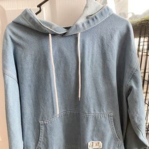 Denim hoodie